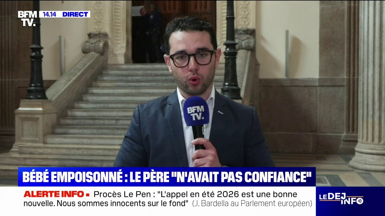 Bébé empoisonné: la douleur du père de la victime à la barre du tribunal
