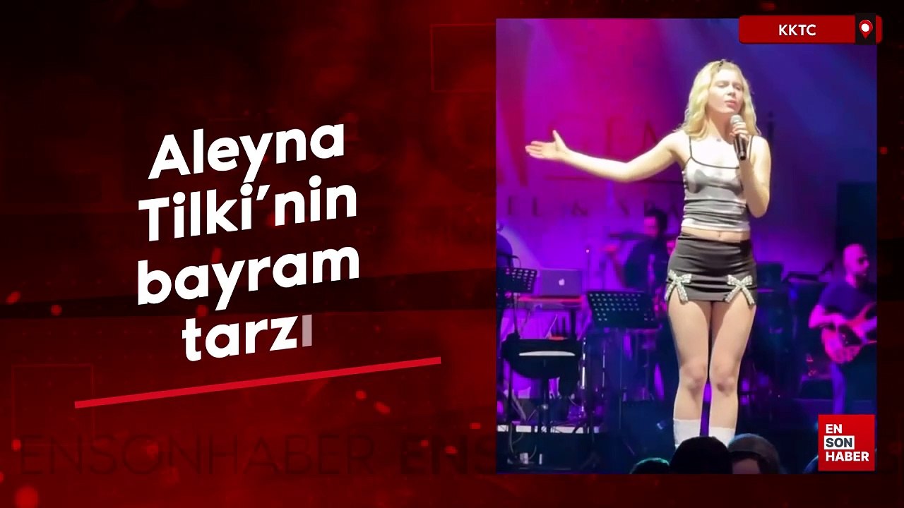 Aleyna Tilki'nin süper minisi: Bayram tarzına yorum yağdı