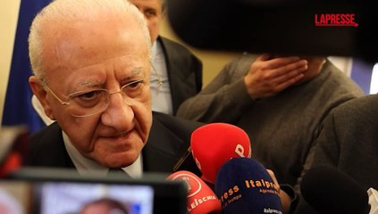 Campi Flegrei, De Luca: "Musumeci ha accolto mia richiesta per aiuto su mutui residenti zone a rischio"
