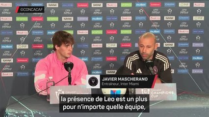 Inter Miami - Mascherano : "Nous sommes meilleurs avec Messi"