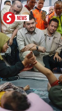 Putra Heights inferno: Raja Muda of Selangor visits fire site