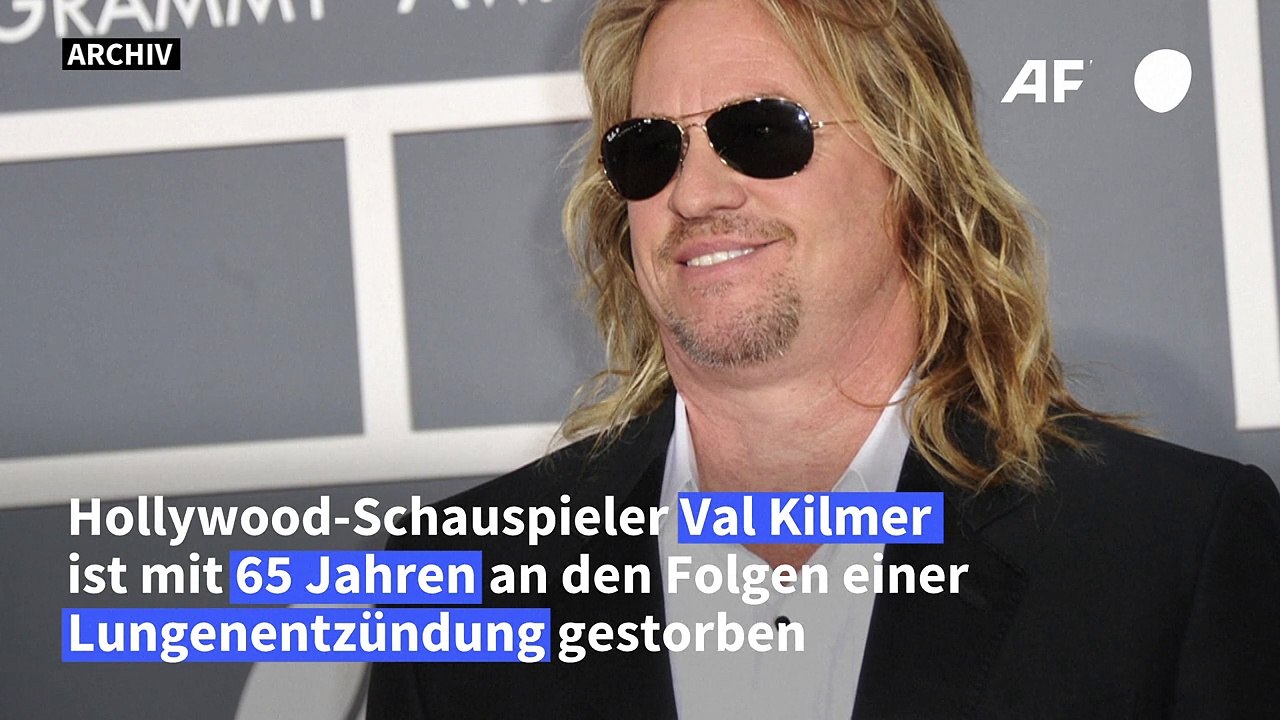 Hollywood-Schauspieler Val Kilmer ist tot