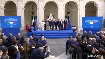 A Palazzo Chigi premiati i Maestri dell'arte della cucina italiana