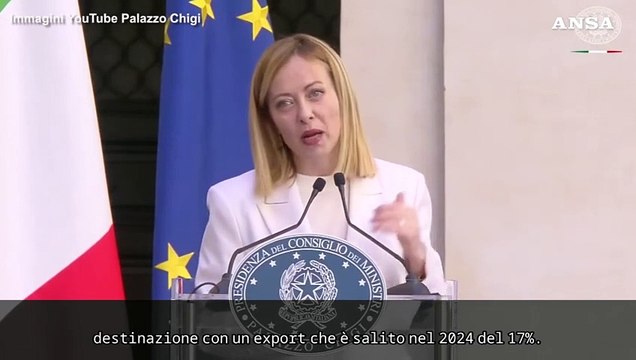 Dazi, Meloni: Sull'agroalimentare avrebbero risvolti pesanti