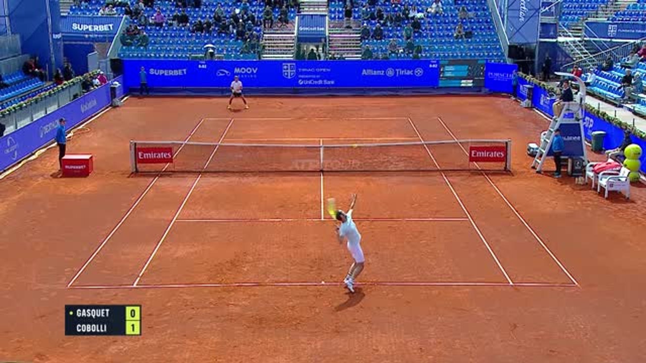 Bucarest - Gasquet ne verra pas les quarts