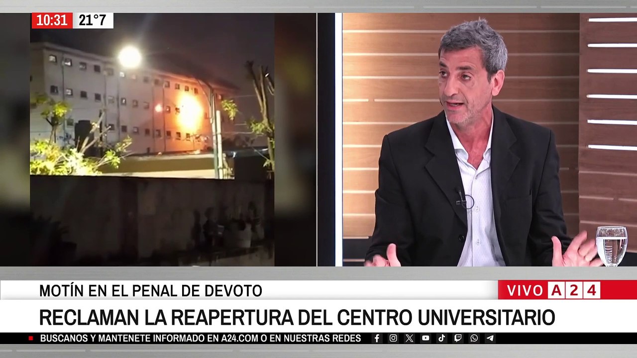 ⚠ MOTÍN EN LA CÁRCEL DE DEVOTO POR EL CIERRE DE ESTUDIANTES