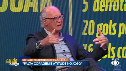 Sobre "9" da seleção, Ronaldo vê outros problemas: "Tá faltando coragem"
