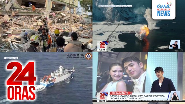 24 Oras: (Part 3) SC, hinimok na utusan ang Kongreso na magpasa ng Anti-Political Dynasty Law; 4 na Pinoy na nawawala kasunod ng lindol sa Myanmar, patuloy na hinahanap; David Licauco ukol kay Barbie Forteza: I care about her a lot, atbp.