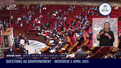 Questions au Gouvernement - Questions au Gouvernement du mercredi 02 avril 2025