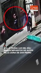 LPZ: A LA LUZ DEL DÍA ROBAN REPUESTOS