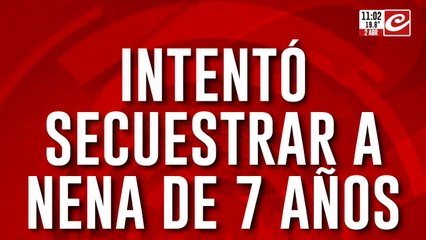Intentó secuestrar a nena de siete años y fue atrapado por los vecinos