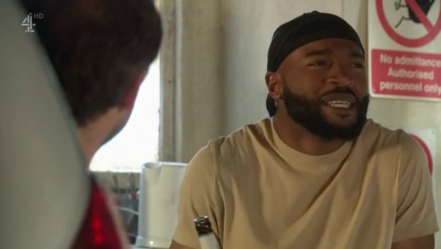 Hollyoaks Warren Fox Toby Faroe & Fergus Scene 27th July 2021