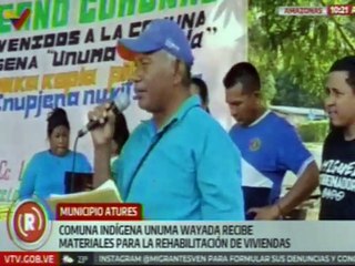 Amazonas I La comuna indígena Unuma Wayada recibió materiales para la rehabilitación de sus viviendas