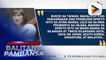 Rep. Magsino supports AFP prep in case situation in Taiwan worsens