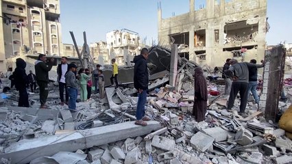 قتلى في قصف استهدف منزلا في وسط خان يونس