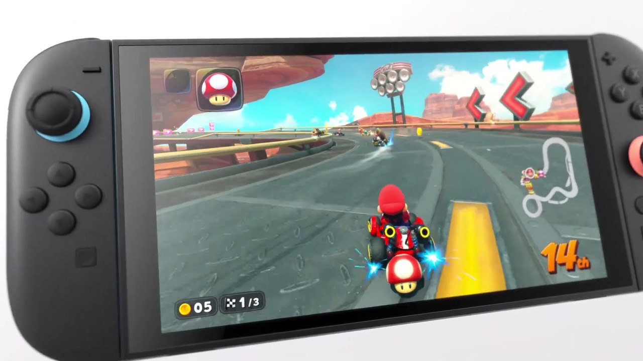 Die Nintendo präsentiert die Switch 2 im Übersichtstrailer und zeigt den Vergleich zum Vorgänger