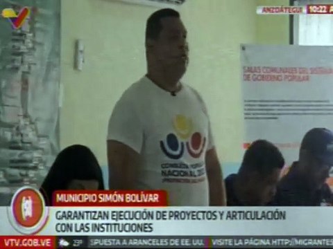 Anzoátegui I Consejos Comunales presentaron 23 proyectos de agua y luz en el mcpio. Simón Bolívar