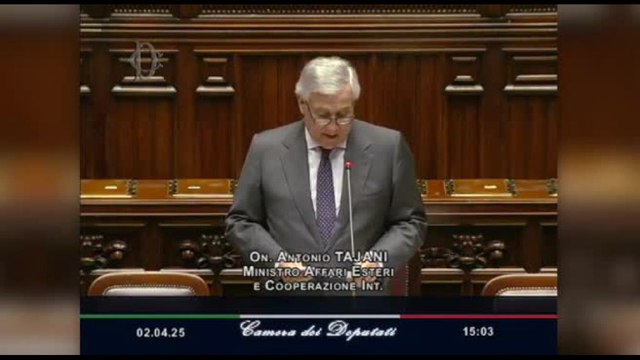 Dazi, Tajani: dialogo a schiena dritta, se necessario reazione Ue