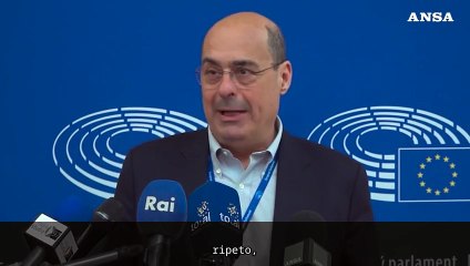 Zingaretti: "Sancito anche in Europa lo scontro nella maggioranza italiana"