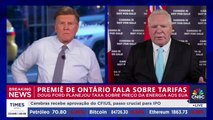Canadá reage a medidas dos EUA e primeiro-ministro de Ontário diz em retaliação | CNBC BREAKING