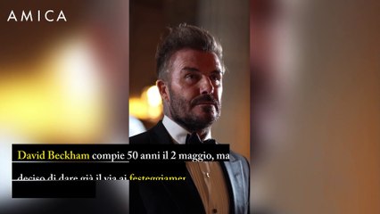 Con un mese di anticipo, al via da Miami la festa per i 50 anni di David Beckham