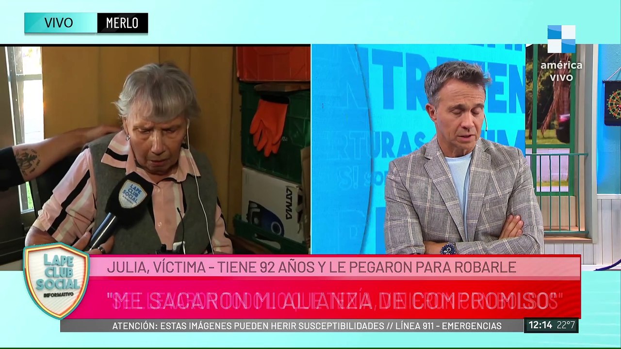 🔴 UN GRUPO DE DELINCUENTES ASALTARON Y GOLPEARON A UNA JUBILADA DE 92 AÑOS