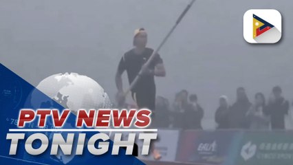 EJ Obiena wins gold in Taiwan amid foggy conditions