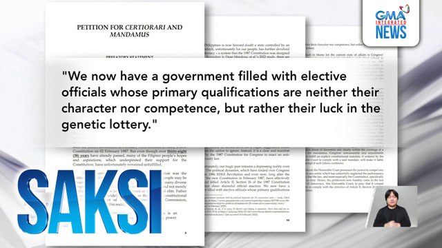 Ilang grupo, hiniling sa Korte Suprema na utusan ang Kongreso na magpasa ng batas kontra political dynasty | Saksi