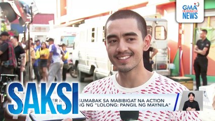 Yasser Marta, sumabak sa mabibigat na action stunts sa taping ng "Lolong: Pangil ng Maynila" | Saksi
