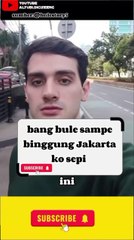 Abang bule syok Jakarta kosong pas lebaran #video #reelsinstagram #viralvideos #reels #trending #reaction #bule