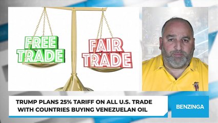 Trump Plans 25% Tariff On All U.S. Trade With Countries Buying Venezuelan Oil