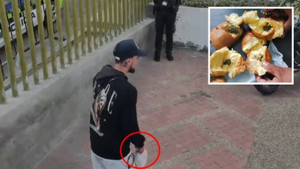 ¡Con las manos en la masa! Atraparon a hombre que intentó ingresar marihuana oculta en pan a una URI