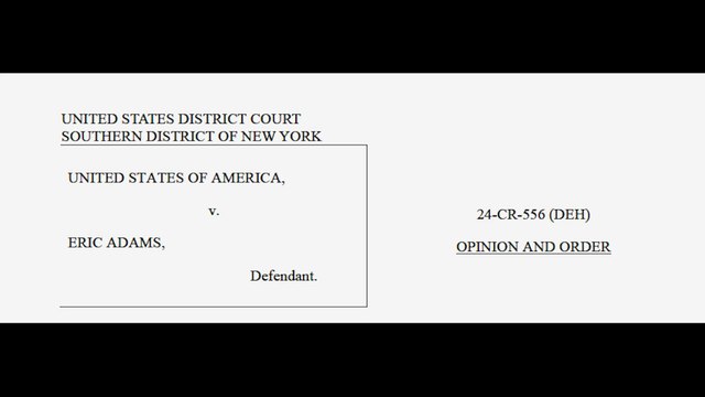 NYC Mayor Eric Adams' corruption case dismissed