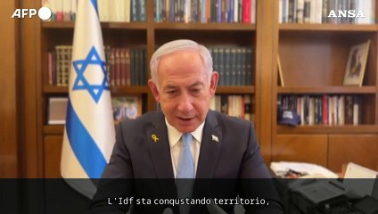 Netanyahu: "L'esercito sta dividendo il sud della Striscia"