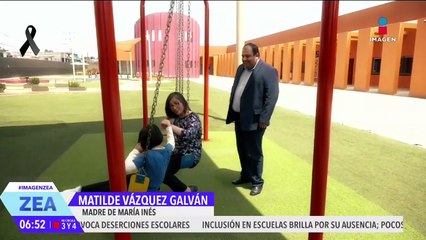 María Inés fue diagnosticada con autismo regresivo y ya cursa el tercer grado en una escuela especial