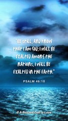Word of God Psalm 46:10 Scripture Video