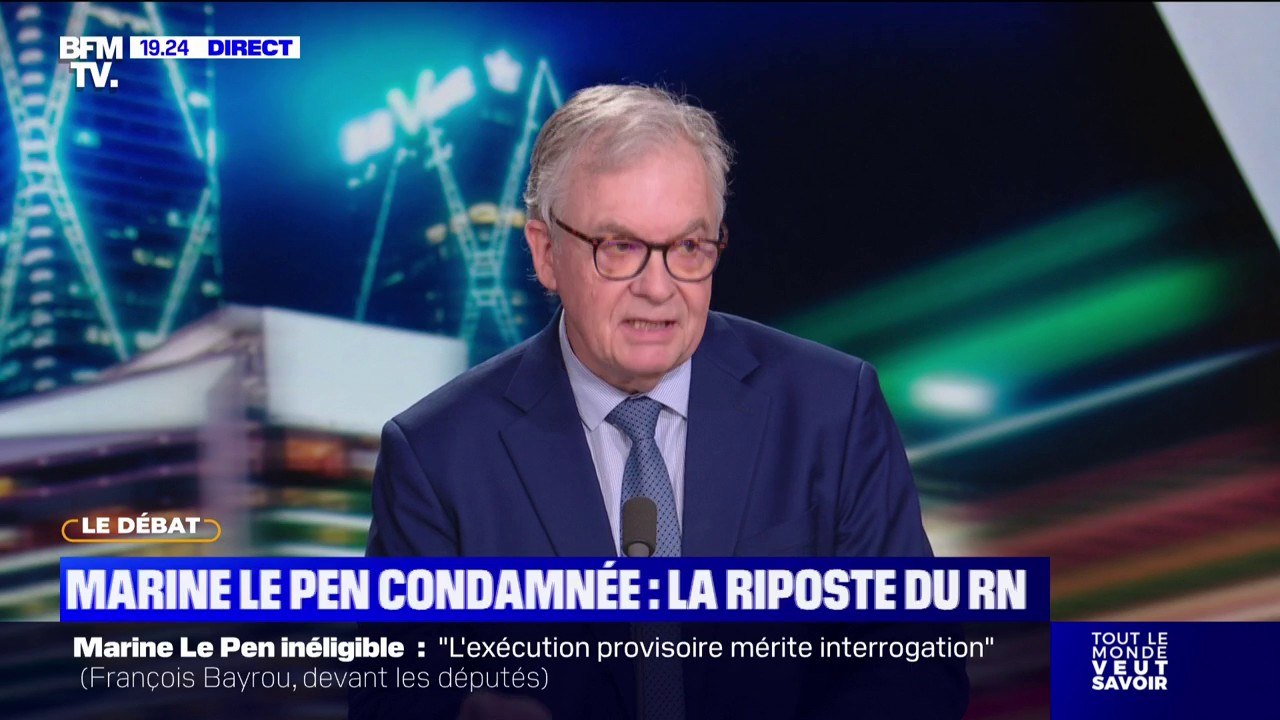 Procès RN: "C'est une décision qui empiète sur le terrain politique", estime Jean-Paul Garraud, magistrat et président de la délégation RN au Parlement européen