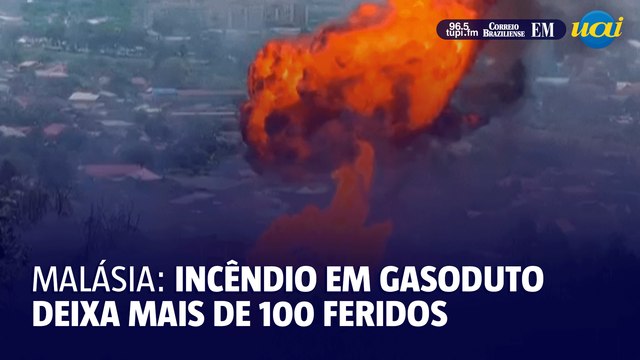 Incêndio em gasoduto na Malásia deixa mais de 100 feridos