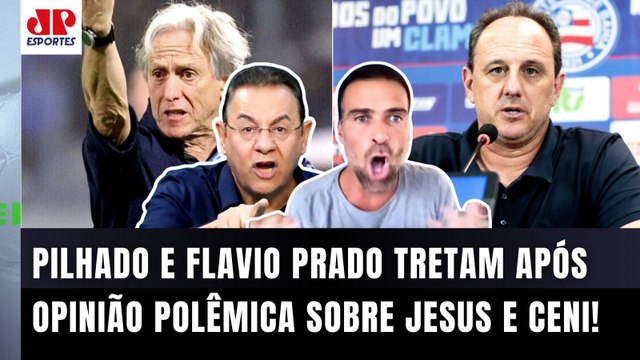 TRETA DE NOVO!!! VOCÊ TÁ LOUCO??? MEU DEUS!!! O Jorge Jesus na Seleção... Pilhado x Flavio Prado!