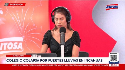 Colegio COLAPSA por fuertes lluvias en Lambayeque: Así quedó una institución educativa en Incahuasi