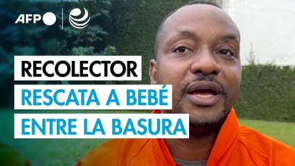 Un recolector rescata a una bebé entre la basura de Rio de Janeiro