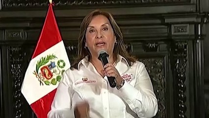 Boluarte reprende al sistema judicial: "Tienen que entender que el Policía se ha preparado para defendernos"