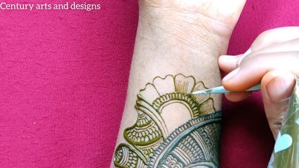 Very beautiful full hand mehndi design _ Easy _ simple mehndi design _ Mehandi design _ mehndi(1080P_HD)