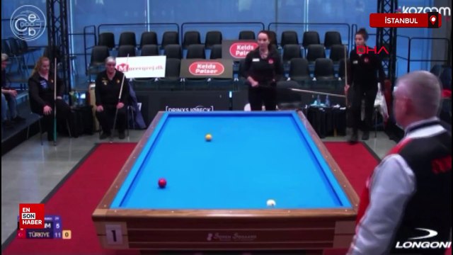 Türkiye Kadın Milli Bilardo Takımı Avrupa Şampiyonu oldu
