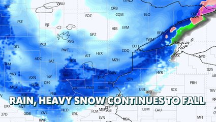 Sloppy storm dumps heavy snow up north; real spring arrives next week