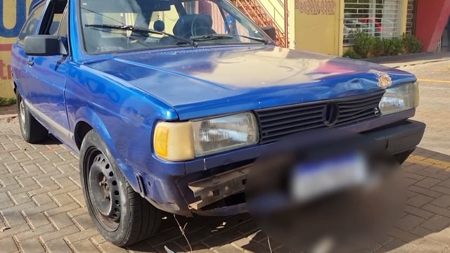 Acidente entre moto e carro é registrado no Santa Cruz