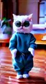 Cat beautiful dance kids cartoon animation shorts