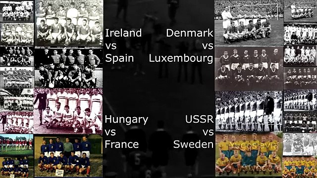 UEFA Euro 1964 - Championnat d'Europe de Football 1964 Tous les buts de l'Euro 1964