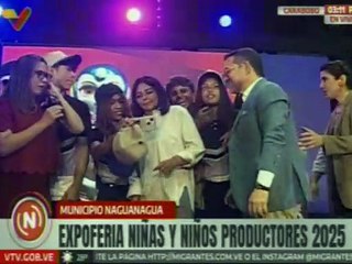 Vicepresidenta Rodríguez destacó las experiencias adquiridas en la Expoferia Niñas y Niños Productores