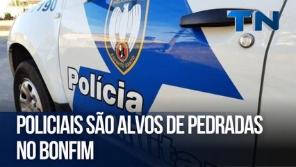 Policiais são alvos de pedradas no Bonfim